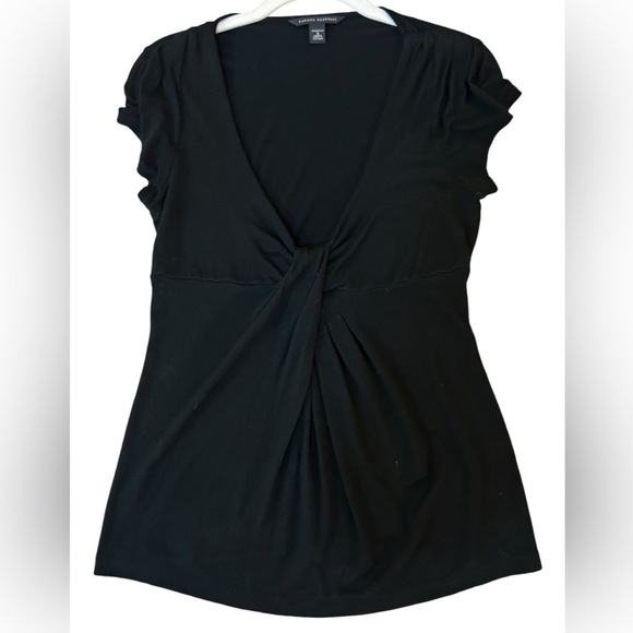 Banana Republic Tops - Banana Republic Women’s Cap Sleeve V-Neck Twist Front Top Stretch Size Small